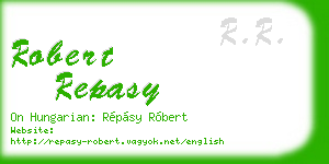 robert repasy business card
